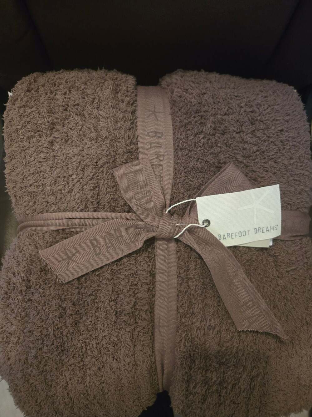 Barefoot Dreams CozyChic Ribbed Throw Blanket Sable 54"x72"